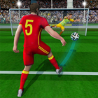 atacante de futebol 3d ícone