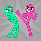 Stick-man Kick Fighting Game icône