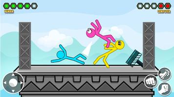 Stick-man Kick Fighting Game capture d'écran 3