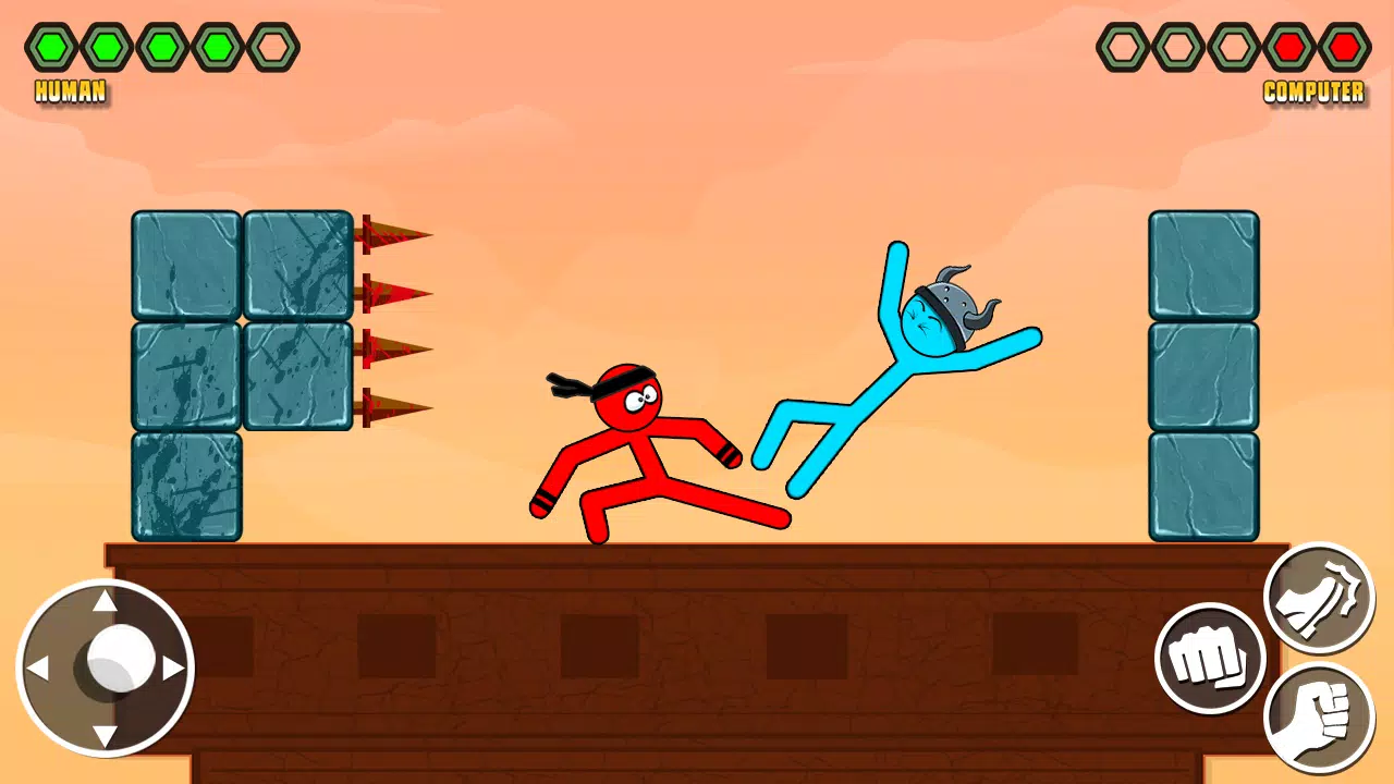 App Stickman Ragdoll Warrior Fight Android game 2022 