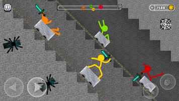 Stick-man Parkour Run poster