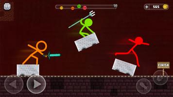 Stick-man Parkour Run screenshot 1