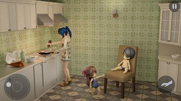 Anime Karı Mutlu Aile 3D Ekran Görüntüsü 1