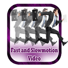 Vídeo de movimento lento e rápido ícone