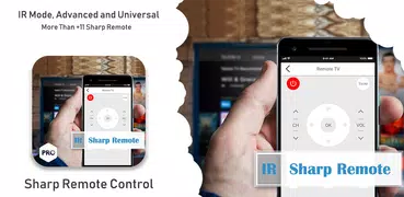 Remote control for sharp