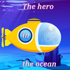 The hero in the ocean icon