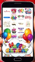 برنامه‌نما Birthday Stickers for WhatsApp عکس از صفحه