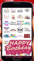 برنامه‌نما Birthday Stickers for WhatsApp عکس از صفحه