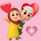 memoji nussa dan rara stickers আইকন