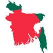 Map of Bangladesh -  মানচিত্র