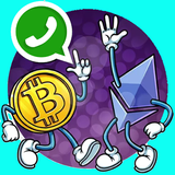Bitcoin Crypto Stickers WAStic أيقونة