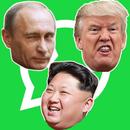 APK Stickers Trump Putin Kim Bolsonaro WAStickerApps