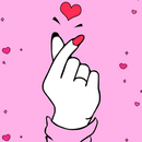 Finger Heart Wallpaper APK