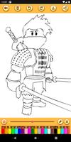 Superhero Ninja Coloring Pages screenshot 2