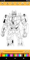 Robot Coloring Book captura de pantalla 2