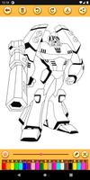 Robot Coloring Book ảnh chụp màn hình 3