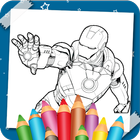 Superhero Coloring Book icon