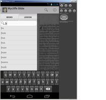 Wycliffe Bible + DRC + Lexicon captura de pantalla 1