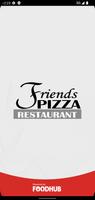 Friends Pizza Restaurant Affiche