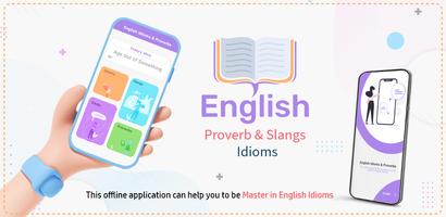 English Idioms and Proverbs Affiche
