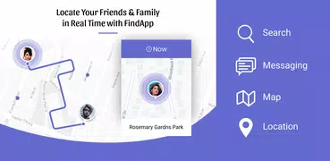 FindApp-友達家族のための電話位置追跡