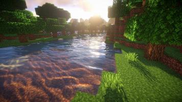 Poster RTX Shader Mod for Minecraft