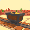Gold Miner Rush Railroad : Indian rail train time APK
