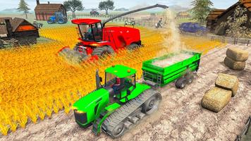 Real Tractor Farming Simulator Poster