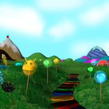 Lollipop Candyland Wallpaper