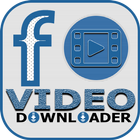 آیکون‌ Video downloader: saver for facebook