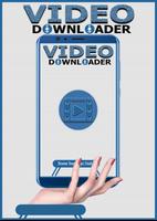 پوستر Video downloader: saver for facebook