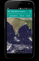 India Satellite Weather plakat