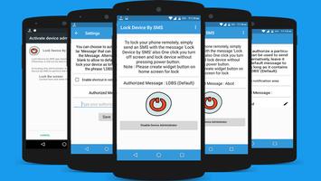 Lock Device By Sms پوسٹر