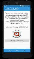 Lock Device By Sms screenshot 1