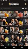 Poster Shake and Strain Cocktails