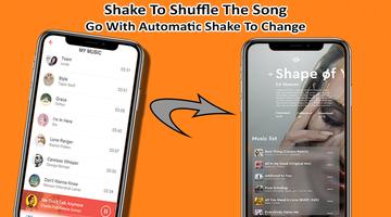 Shake to Music Player : Shaking Audio Player Affiche