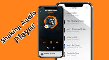 Shake to Music Player : Shaking Audio Player captura de pantalla 1