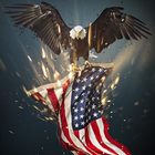 America Flag Wallpaper 4K 圖標