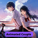 Cute Animated Couple Wallpaper APK