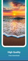برنامه‌نما Beach Sunrise Sunset Wallpaper عکس از صفحه