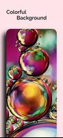 Colorful Bubble Wallpaper capture d'écran 2