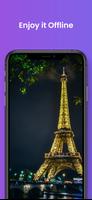 Paris Eiffel Tower Background ภาพหน้าจอ 2