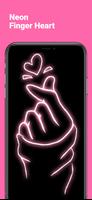 1 Schermata Finger heart wallpaper bts
