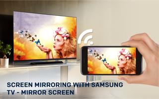 Screen Mirroring With Samsung TV - Mirror Screen poster