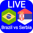 Brazil vs Serbia Live Match آئیکن