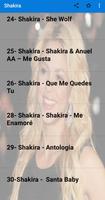 Shakira capture d'écran 1