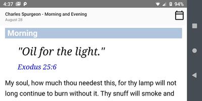 Spurgeon - Morning and Evening screenshot 1