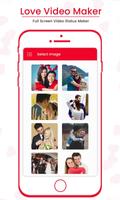 Love Video Maker : Full Screen Video Status Maker скриншот 1