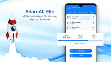 SHAREIT - File Transfer & Share App, ShareKaro الملصق