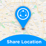 Share Location, share my location, location finder icône